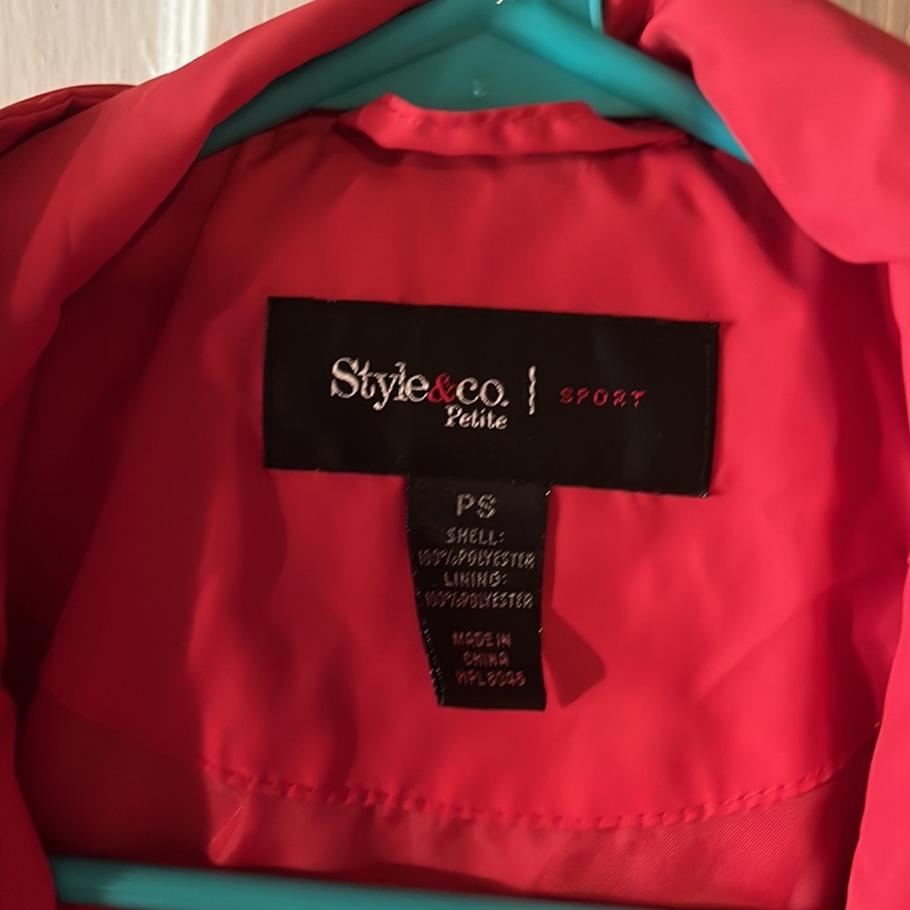 Style & Co Red Jacket - Picture 3 of 3